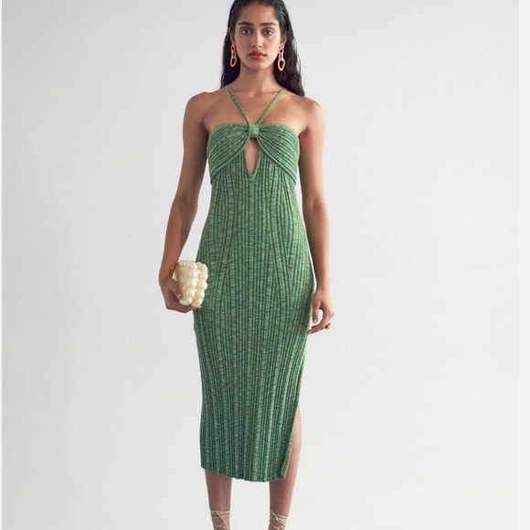 Cult Gaia - Elfreda Knit Dress - Emerald